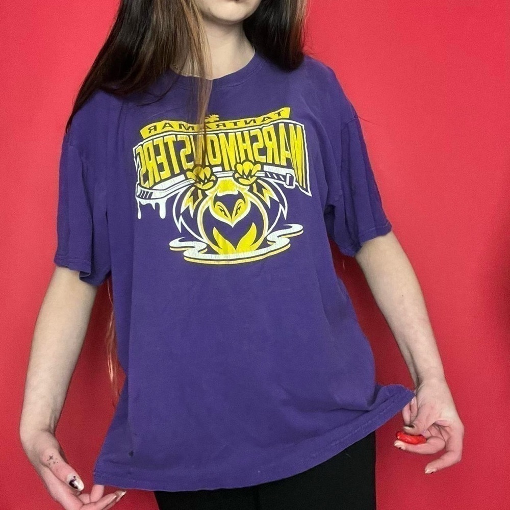 Purple beer league tee shirt 💛💜​​​​​​​​​​​​​​​​​